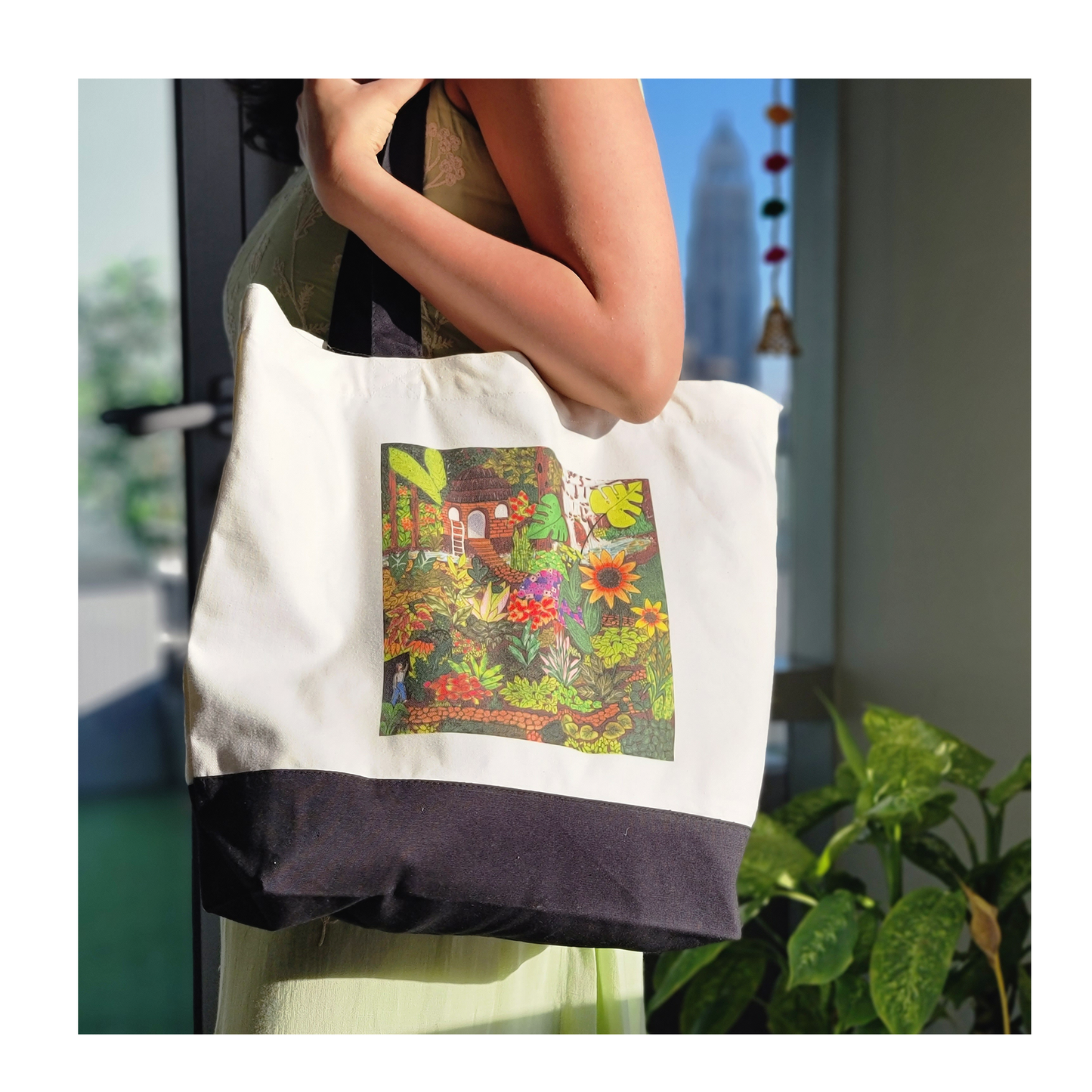 Large Cotton Tote Bag