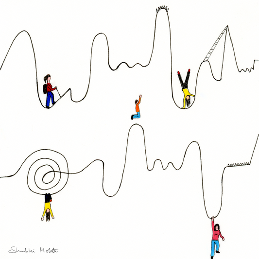 "Life's Rollercoaster: Navigating the Ups and Downs with Resilience"